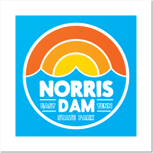 Norris Dam Sunset Design Posters and Art